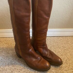 Vintage FRYE Campus Stripe Boots